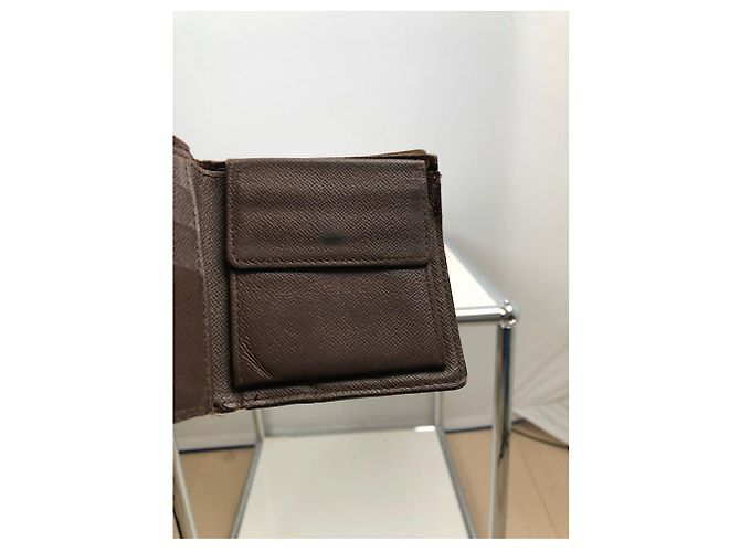 Borsa in pelle marrone Louis Vuitton - vista 3