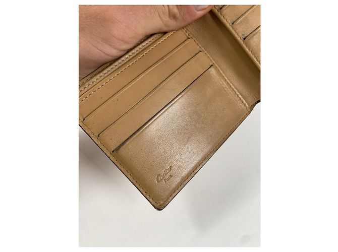 Borsa in pelle beige Cartier - vista 5
