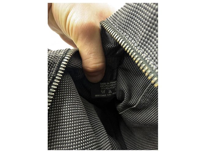 Schwarze Polyester-Handtasche von Hermès - Ansicht 3