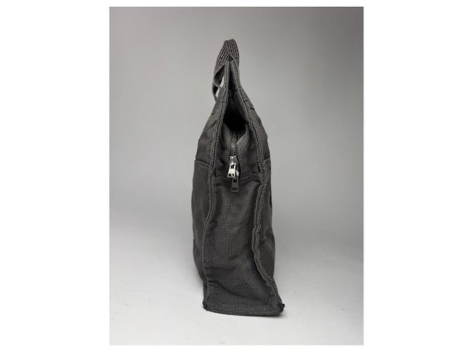 Schwarze Polyester-Handtasche von Hermès - Ansicht 5