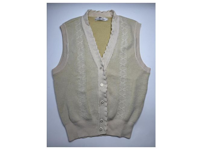 Beige Wollstrickwaren von Balenciaga - Ansicht 2