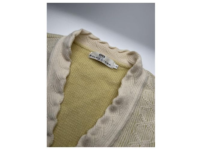Beige Wollstrickwaren von Balenciaga - Ansicht 3
