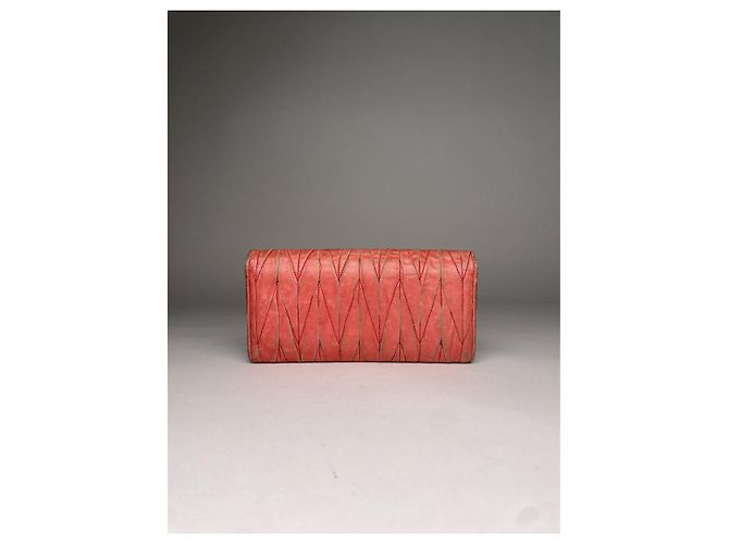 Cartera de cuero rosa Miu Miu - vista 2
