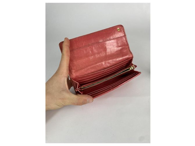 Cartera de cuero rosa Miu Miu - vista 3