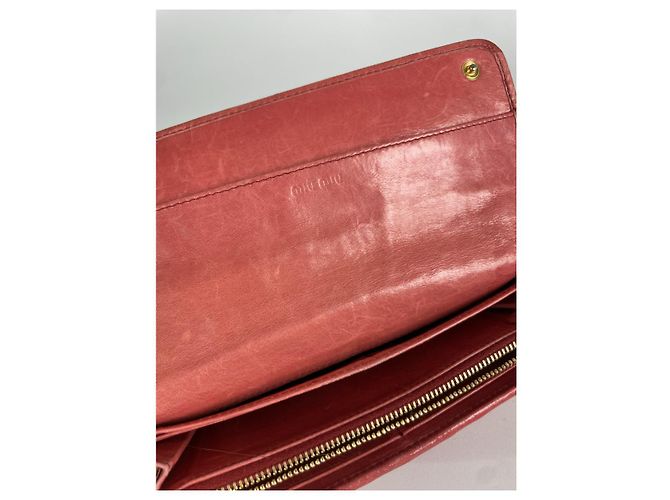 Cartera de cuero rosa Miu Miu - vista 4