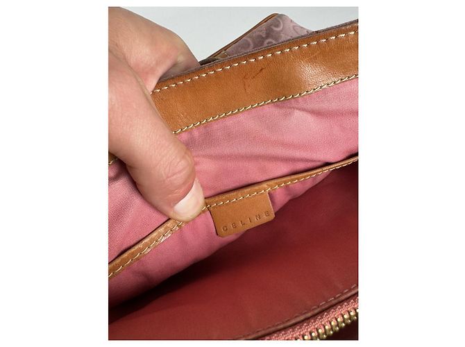 Big Bag Céline Borsa a mano grande Celine in pelle rosa - vista 2