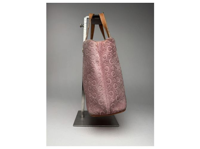 Big Bag Céline Borsa a mano grande Celine in pelle rosa - vista 3