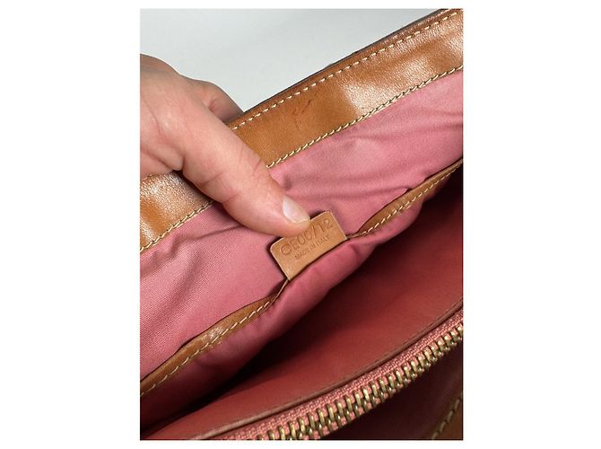 Big Bag Céline Borsa a mano grande Celine in pelle rosa - vista 4