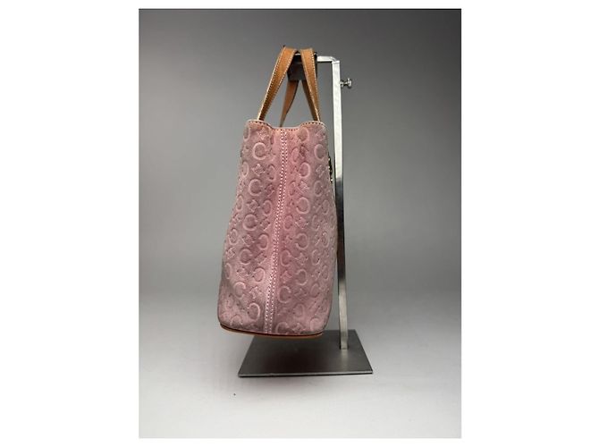 Big Bag Céline Borsa a mano grande Celine in pelle rosa - vista 5