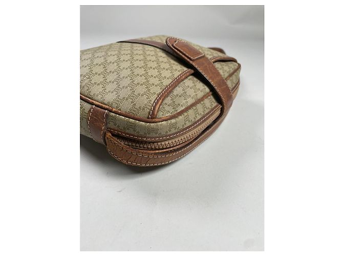 Céline Borsa a mano in pelle beige Maillon Chain di Celine Triomphe - vista 2