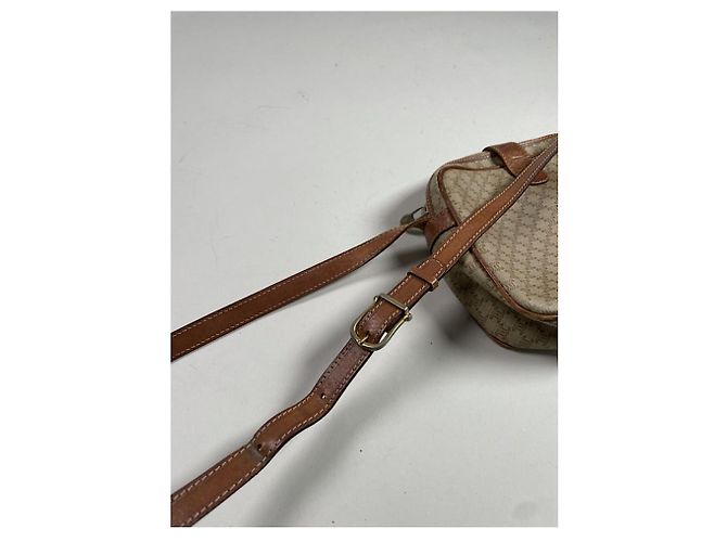 Céline Borsa a mano in pelle beige Maillon Chain di Celine Triomphe - vista 5