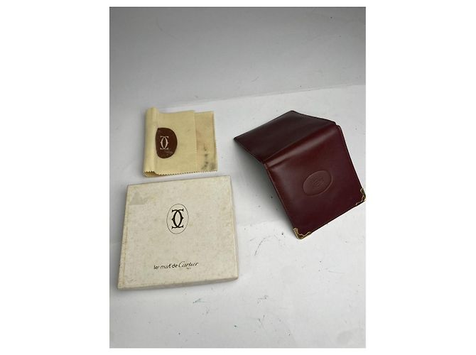 Cartier Bordeaux Lackleder Tasche - Ansicht 2