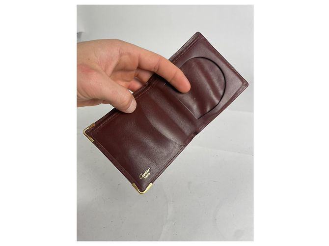 Cartier Bordeaux Lackleder Tasche - Ansicht 3