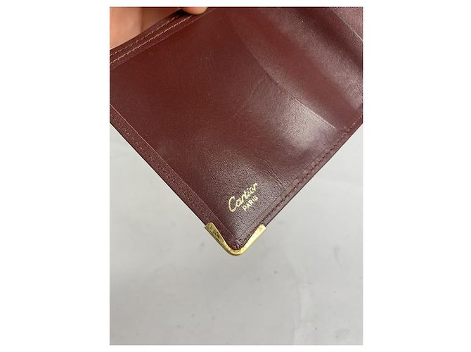 Cartier Bordeaux Lackleder Tasche - Ansicht 4