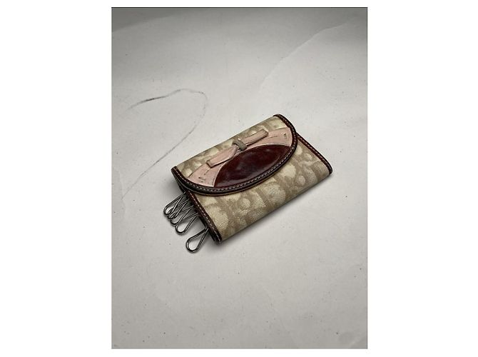 Borsa in pelle rosa Dior - vista 2