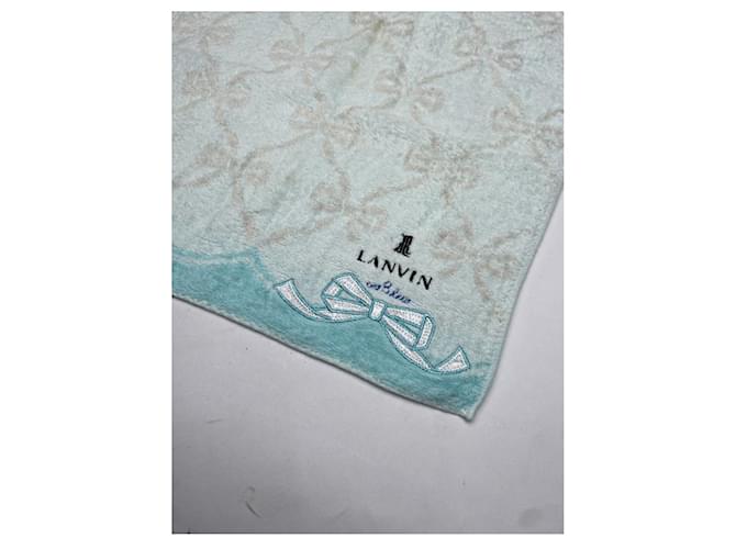 Sciarpa di seta turchese Lanvin - vista 2