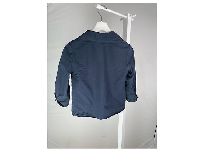 Marni Navy Baumwolljacke Marineblau - Ansicht 2