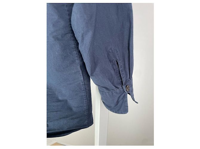Marni Navy Baumwolljacke Marineblau - Ansicht 5