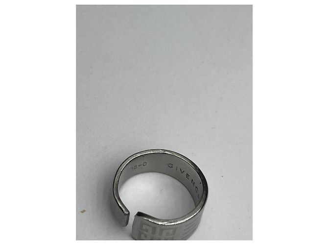 Anillo de acero plateado Givenchy Plata - vista 5