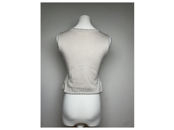 Dior J'Adior8 Top de Viscosa Plateada Plata - vista 4