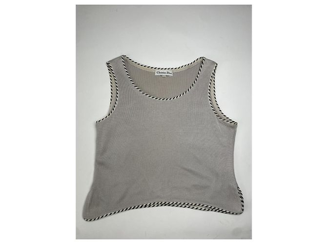 Dior J'Adior8 Top de Viscosa Plateada Plata - vista 5