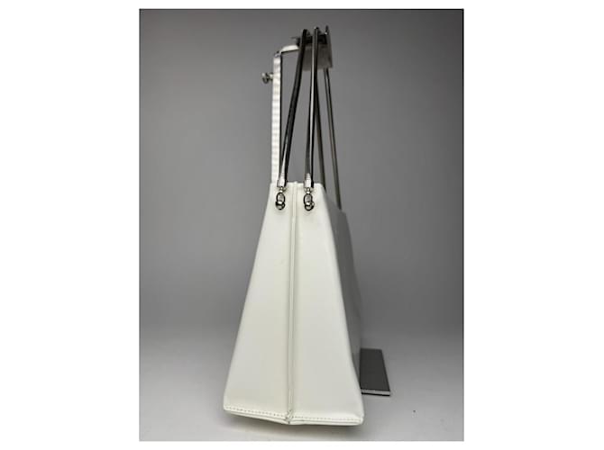 Borsa in pelle bianca Givenchy 4G Bianco - vista 2