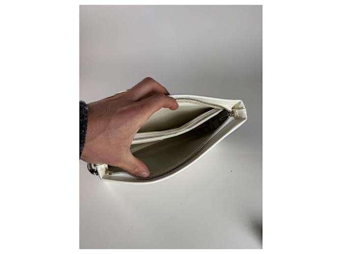 Borsa in pelle bianca Givenchy 4G Bianco - vista 3