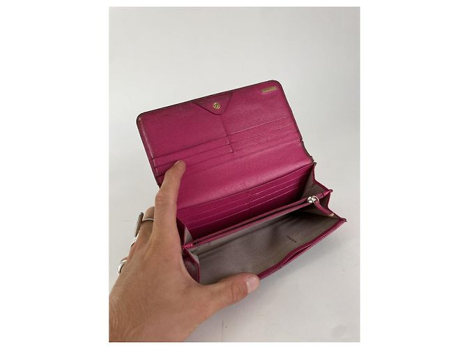 Fendi Baguette braune Lederbörse - Ansicht 3