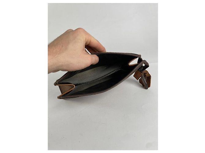 Autre Marque Borsa a mano in pelle marrone Stefanie Renoma - vista 2