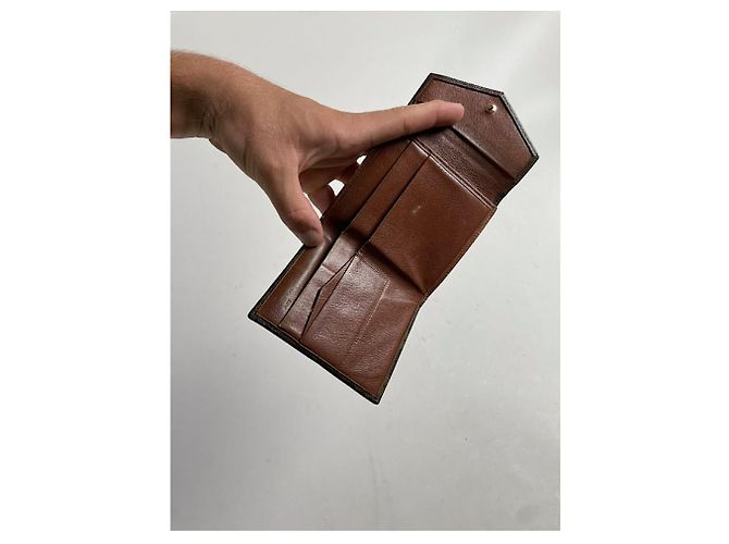 Portafoglio in pelle marrone Koala Louis Vuitton - vista 5