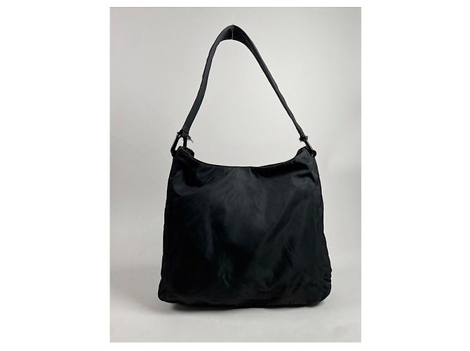 Prada Cleo schwarze Polyester-Handtasche - Ansicht 5