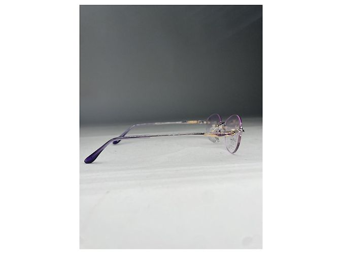 Autre Marque Gafas de sol de metal morado Púrpura - vista 2