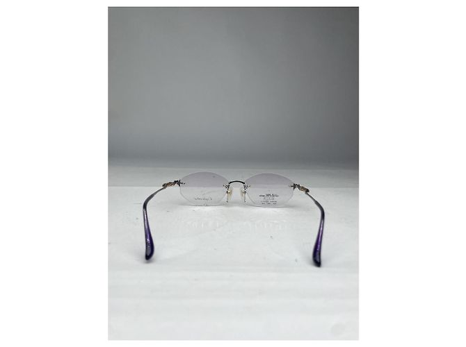 Autre Marque Gafas de sol de metal morado Púrpura - vista 3