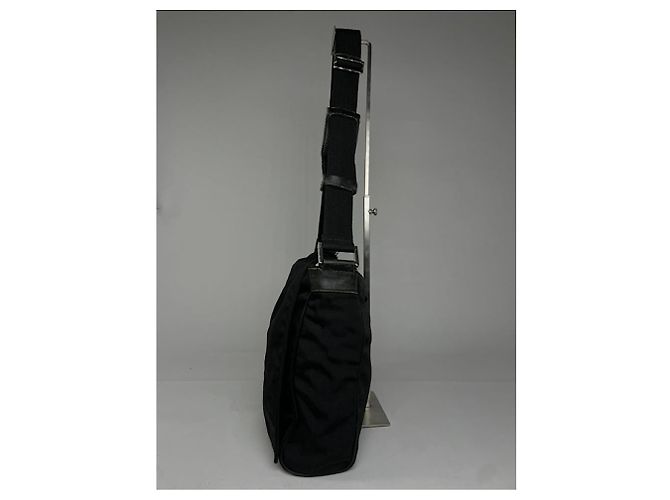 Gucci Bright Bit schwarze Polyester-Handtasche - Ansicht 5