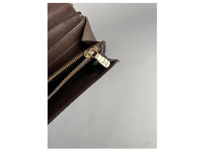 Cartera de cuero marrón Insolite de Louis Vuitton Castaño - vista 2