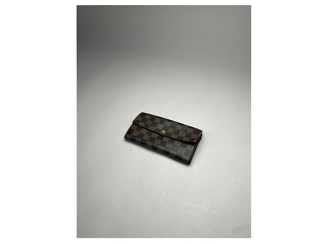 Cartera de cuero marrón Insolite de Louis Vuitton Castaño - vista 3