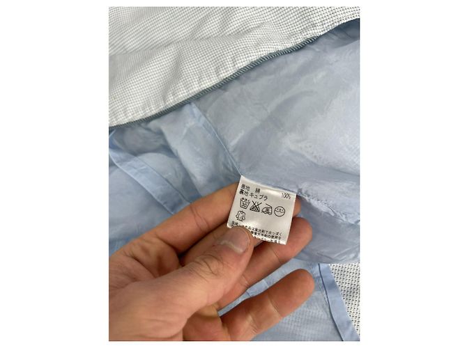 Céline Abrigo trench de seda turquesa Celine - vista 4