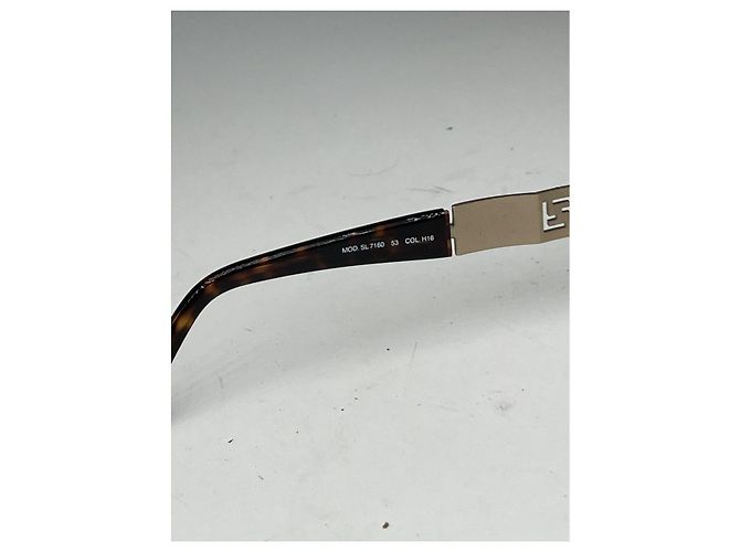 Fendi Gold-Metall Sonnenbrille Golden - Ansicht 2