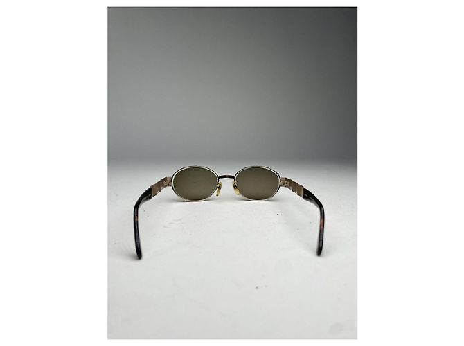 Fendi Gold-Metall Sonnenbrille Golden - Ansicht 3