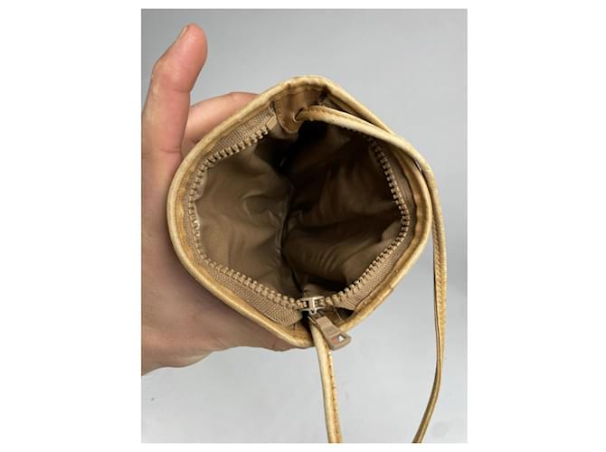 Céline Borsa a secchiello in pelle beige Celine - vista 2