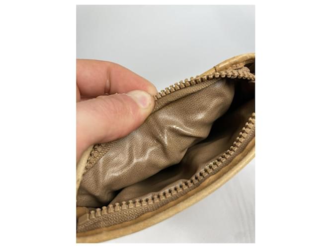 Céline Borsa a secchiello in pelle beige Celine - vista 3