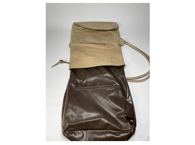 Borsa in pelle beige Jil Sander - vista 2