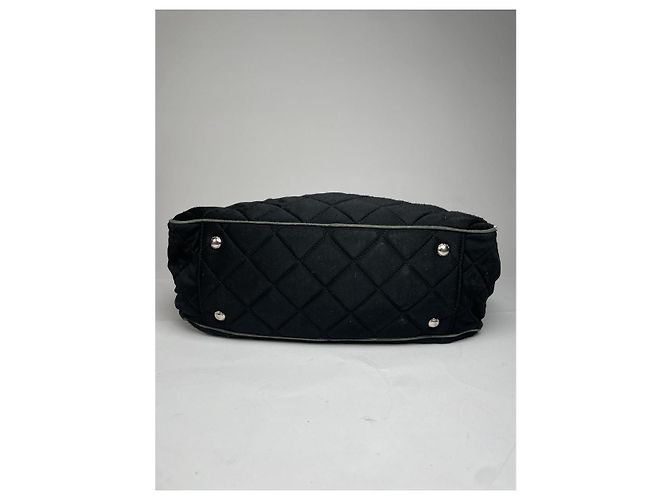 Prada Re-Edition 2000 schwarze Polyester-Handtasche - Ansicht 5