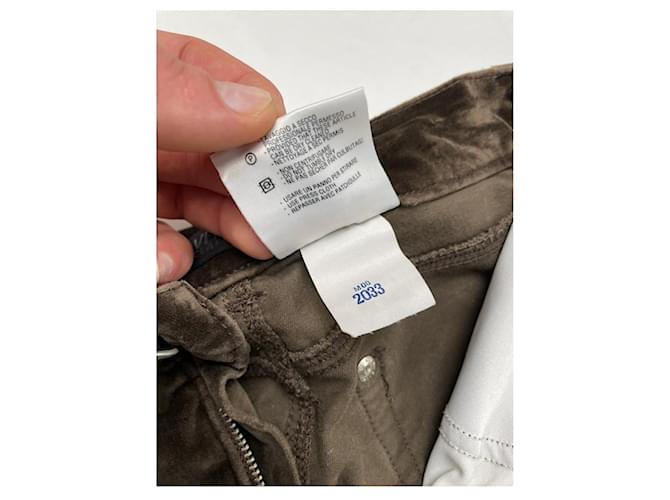 Versace braune Samthose - Ansicht 2