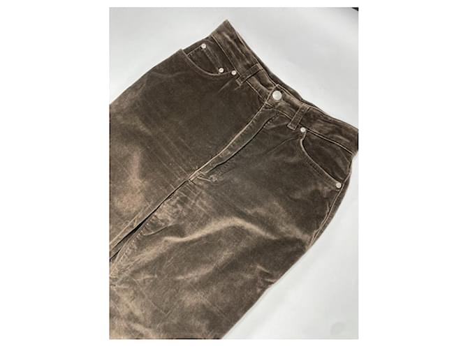 Versace braune Samthose - Ansicht 4