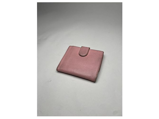 Cartera de cuero rosa Chanel Cambon - vista 4