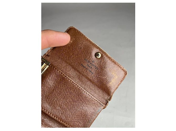 Borsa in pelle marrone Lockme di Louis Vuitton - vista 4