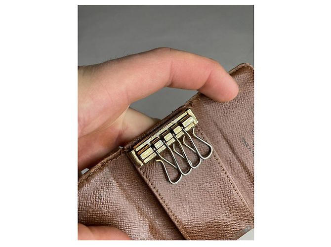 Borsa in pelle marrone Lockme di Louis Vuitton - vista 5