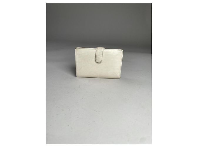 Cartera Louis Vuitton Louise de cuero blanco - vista 3