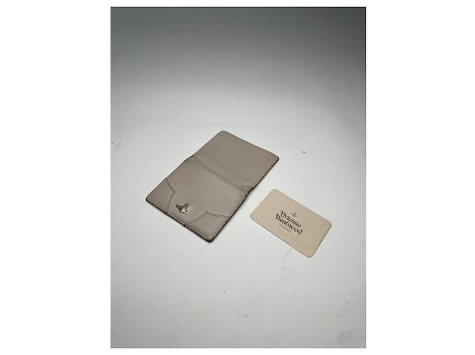 Borsa in pelle beige Vivienne Westwood - vista 5
